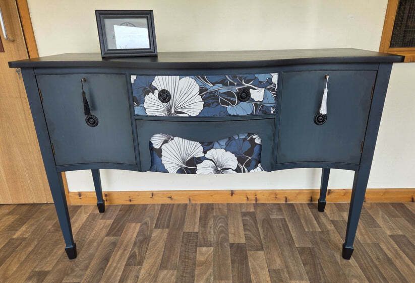Blue Serpentine Sideboard