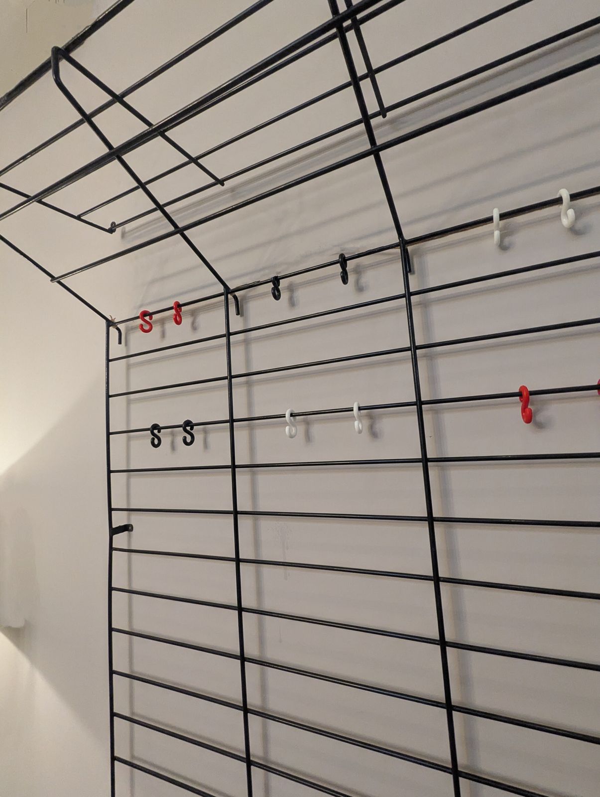 Mid 20th Century Wall Mounted Wire Coat Rack By Karl Fichtel Manufactured By Drahtwerke Erlau photo for sale