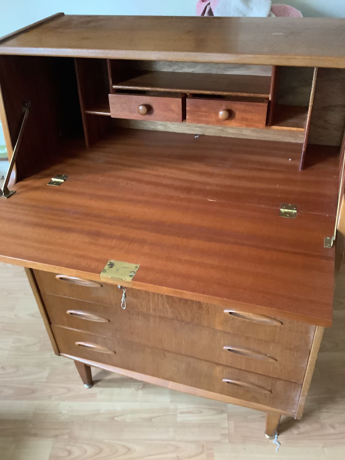 Vintage 1970s Jentique Teak Bureau