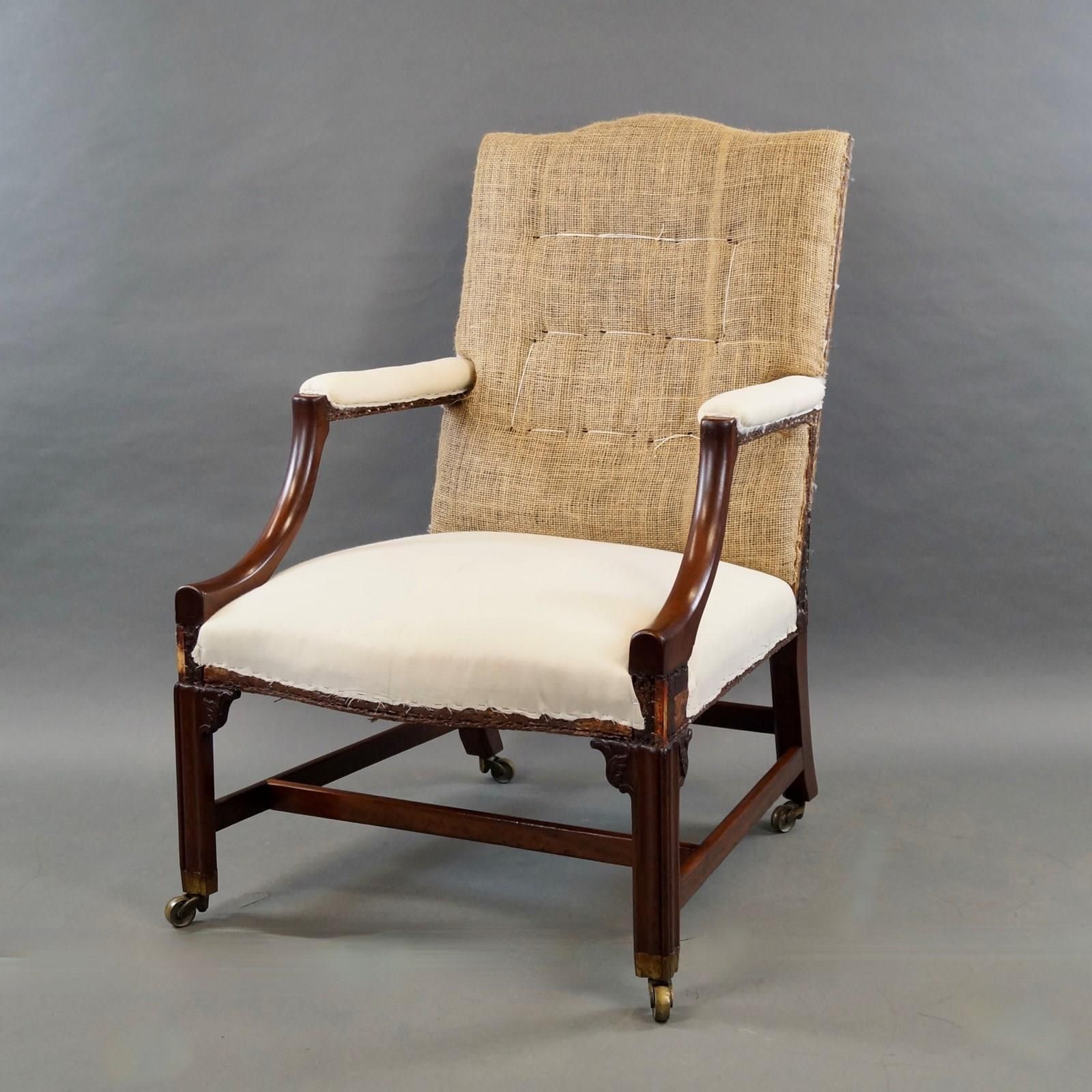A Mahogany Gainsborough Chair, 1800s photo Furniture