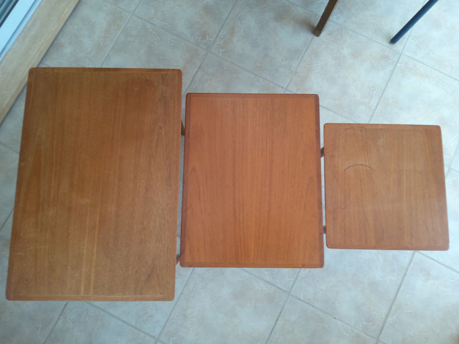 Mid Century Danish Nesting Tables By H W Klein For Bramin photo 350.0