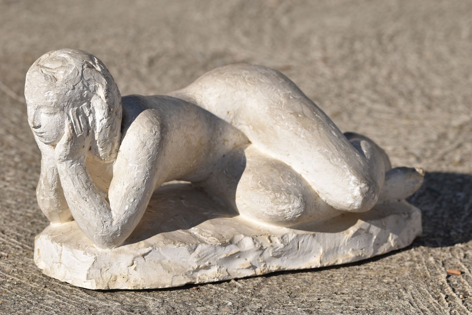 Pryas, Nude Woman Lying On Her Front (Circa 1940) photo vinterior