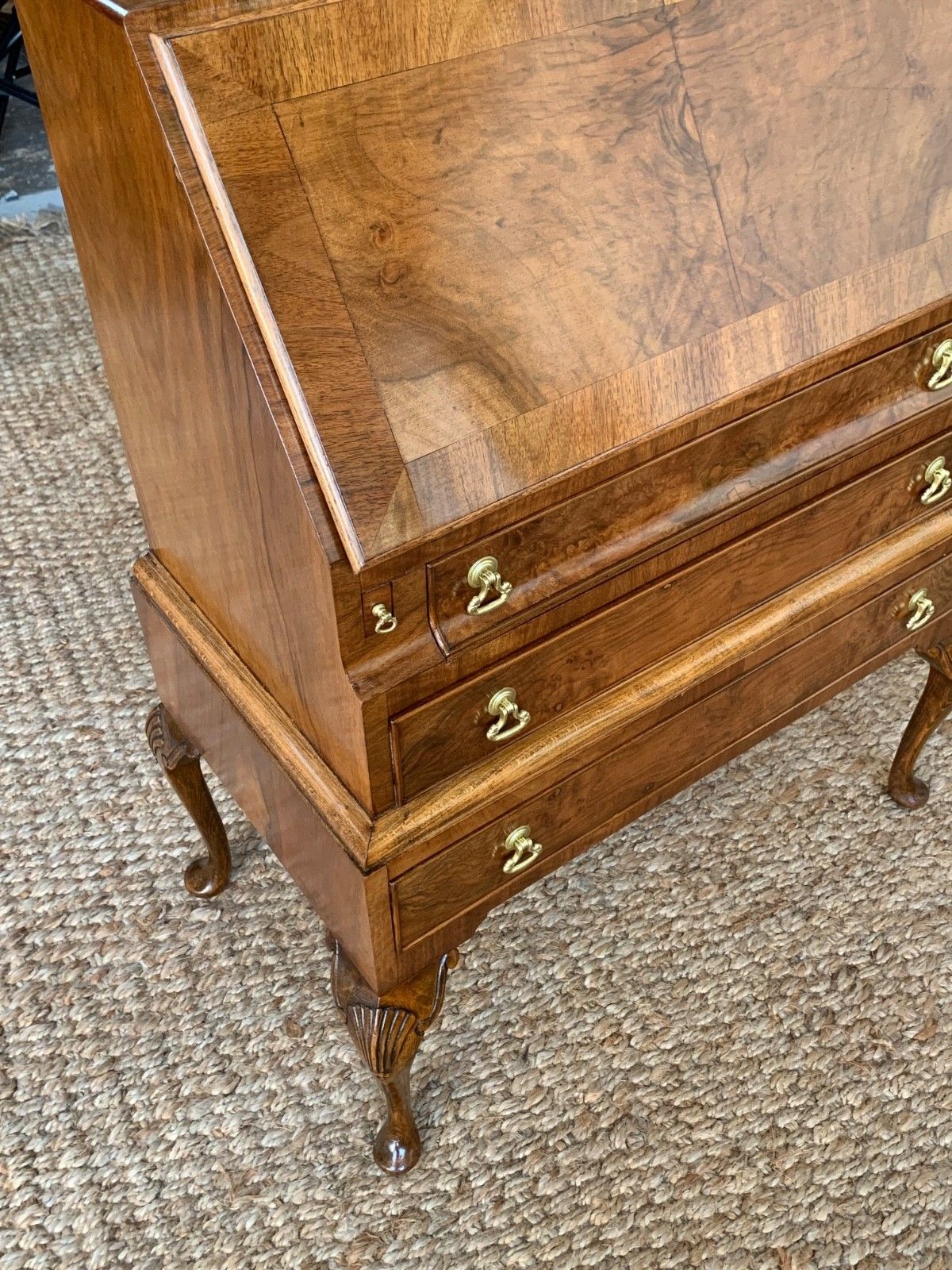 Queen Anne Style Walnut Bureau photo buy