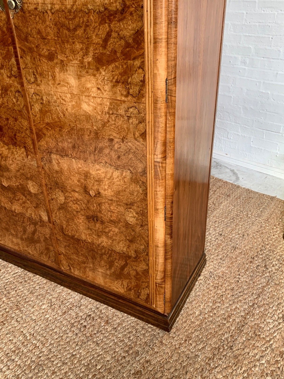 Art Deco Figured Walnut Double Wardrobe photo furniture