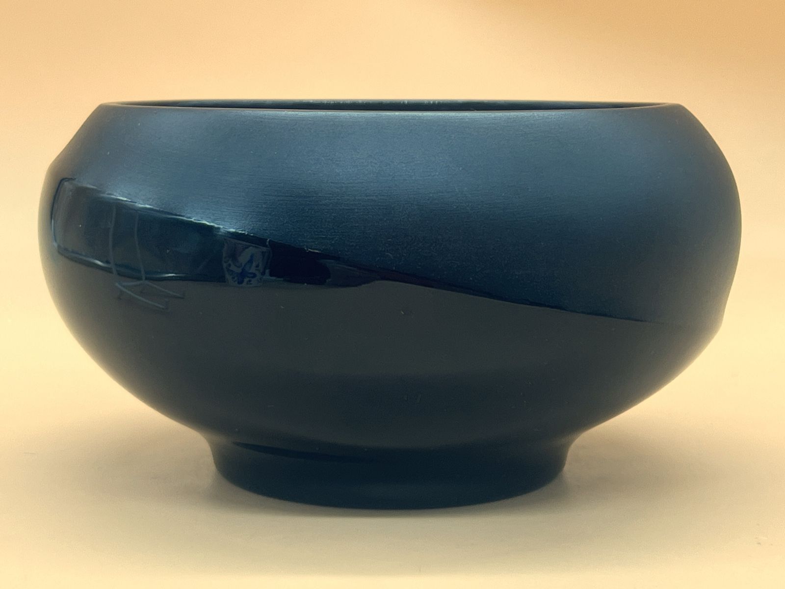 Wedgwood Pottery Black Basalt Lunar Shape 225 Design Covered Sugar Bowl. photo vinterior