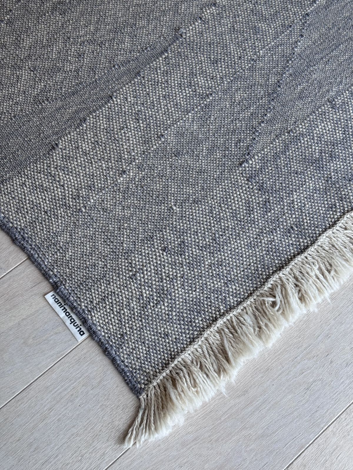 Nanimarquina Telares Kilim Rug Fog 170x240 photo furniture