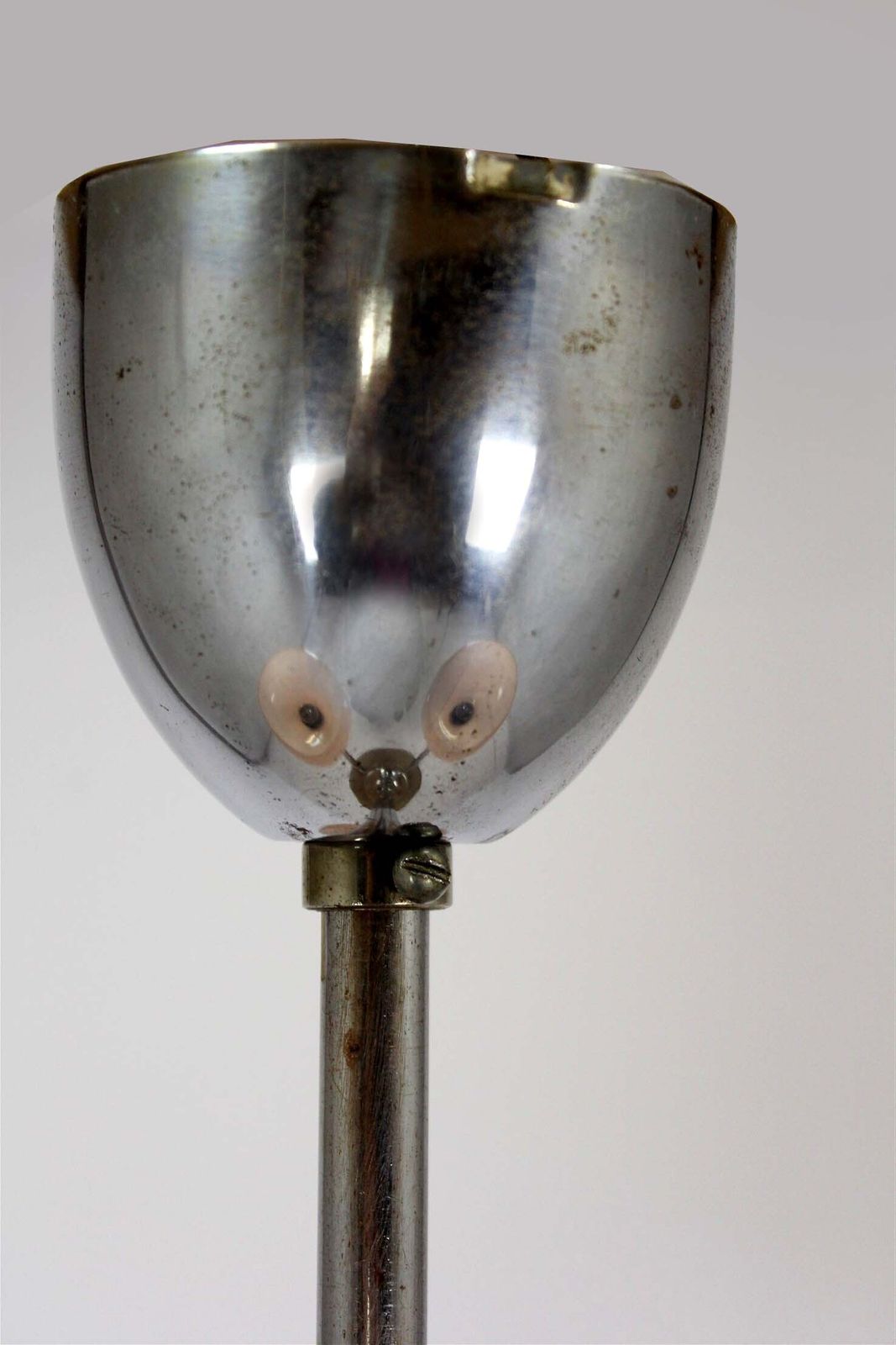 photo furniture Bauhaus Chrome Chandelier From Napako, Czechoslovakia, 1940s