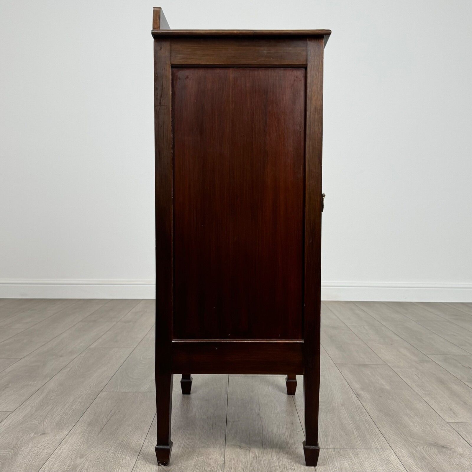 Antique 20th Century Inlaid Cabinet In Mahogany photo vintage