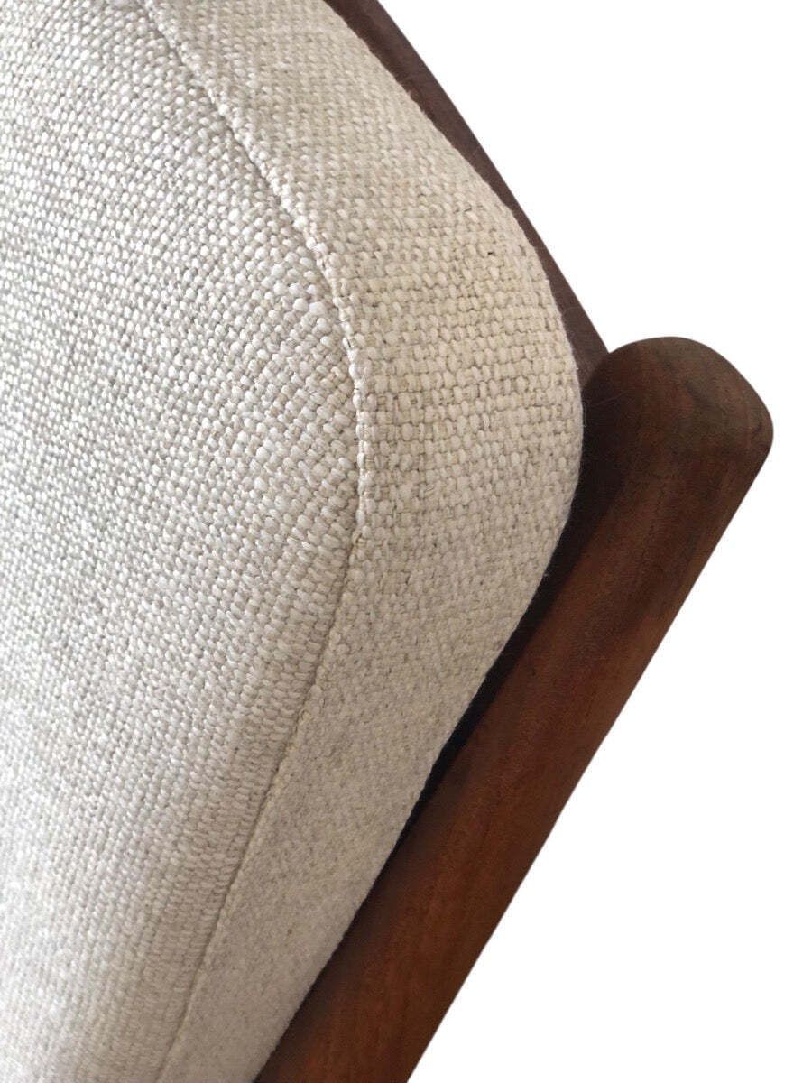 photo furniture 1950s Mid Century Fd134 Danish Teak & Brass Boomerang Chair By France & Søn Designed By Peter Hvidt & Orla Mølgaard Nielsen