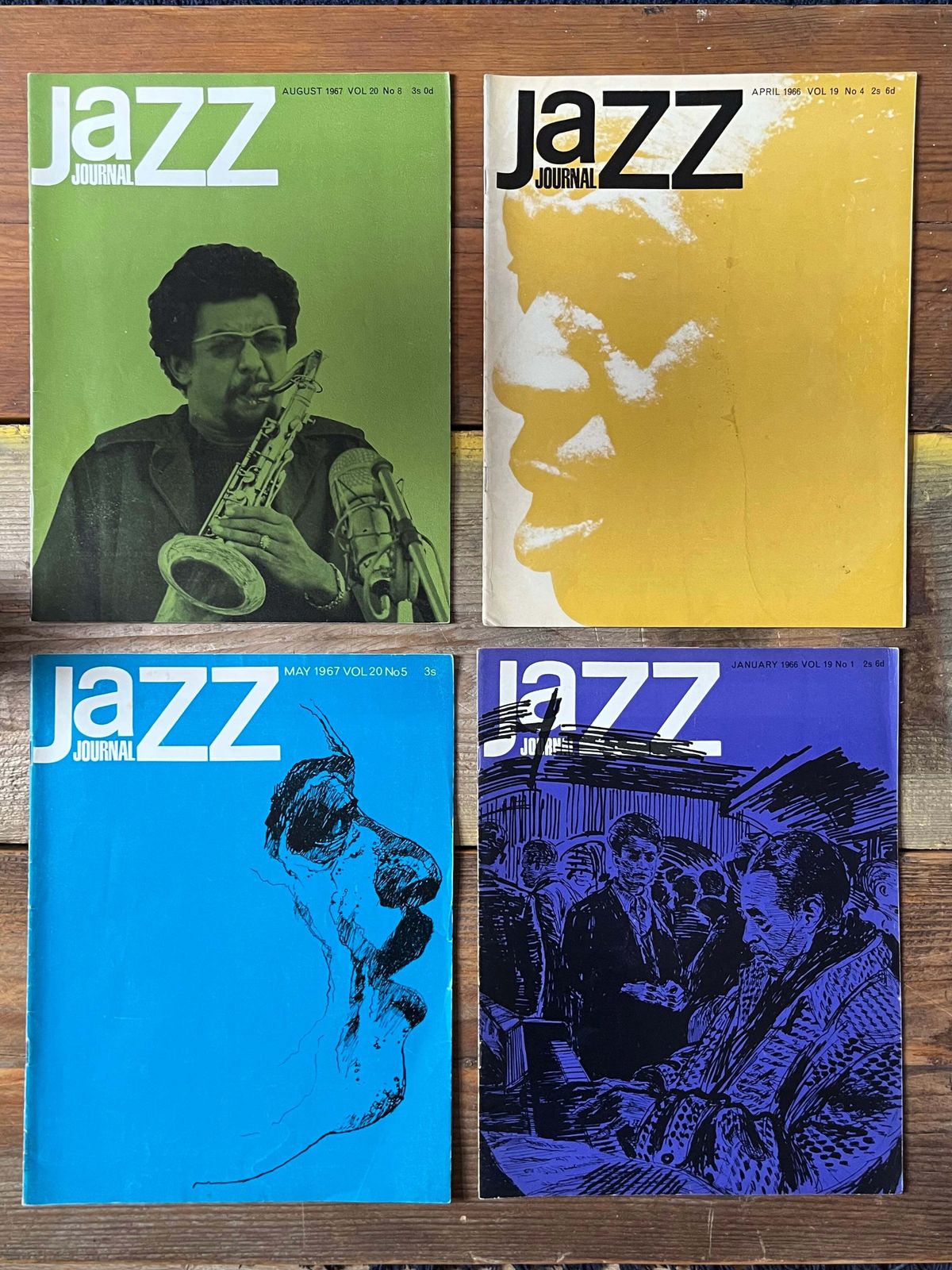 Vintage Jazz Journal Magazine Cover Artwork   September 1965 Count Basie photo for sale
