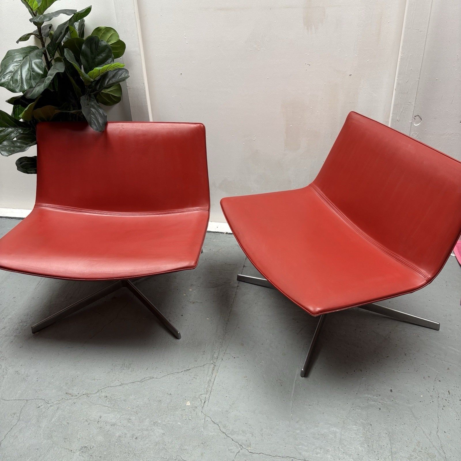 Pair Of Italian Catifa 80 Easy Chair By Lievore Altherr Molina For Arper, 2000s