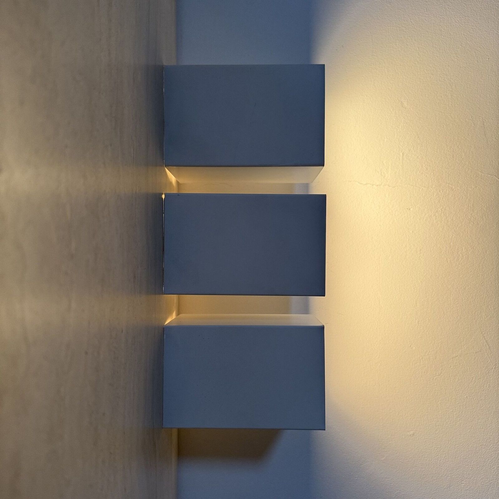 Set Of 3 Raak P300 Minimalist Design Wall Lamps / Ceiling Lamp , 1970s photo Lighting