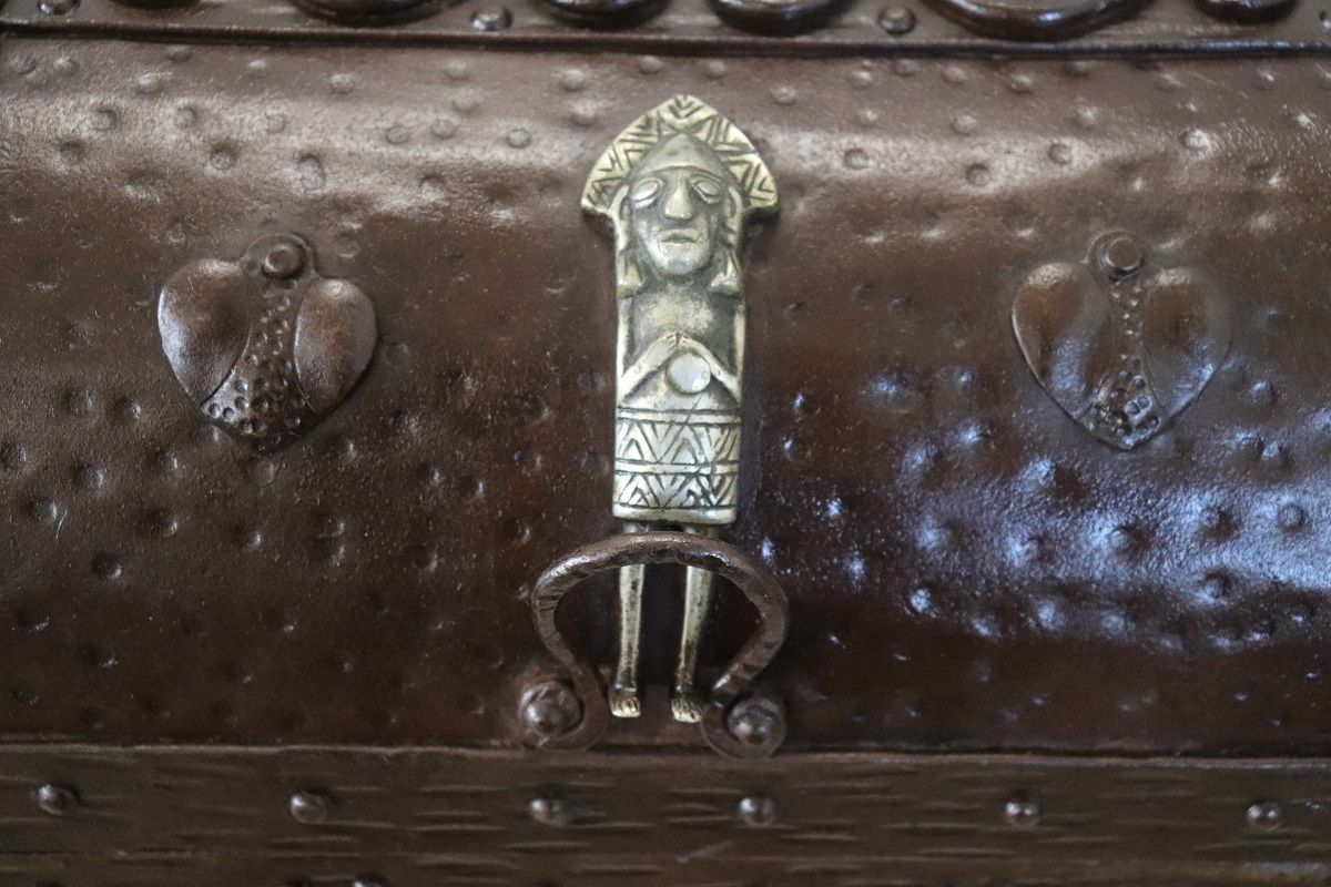 Decorative Box In Iron, 1910s, Antique photo for sale
