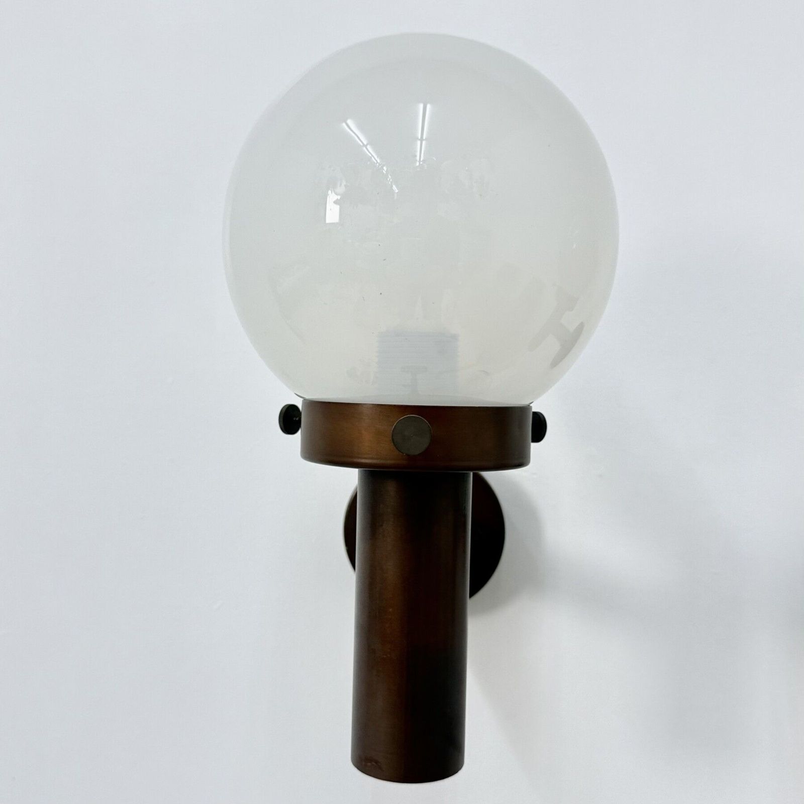 photo vinterior Set Of 2 Globe Glass Wall Lamps Sconces By Lisa Pape Sweden , 1970s