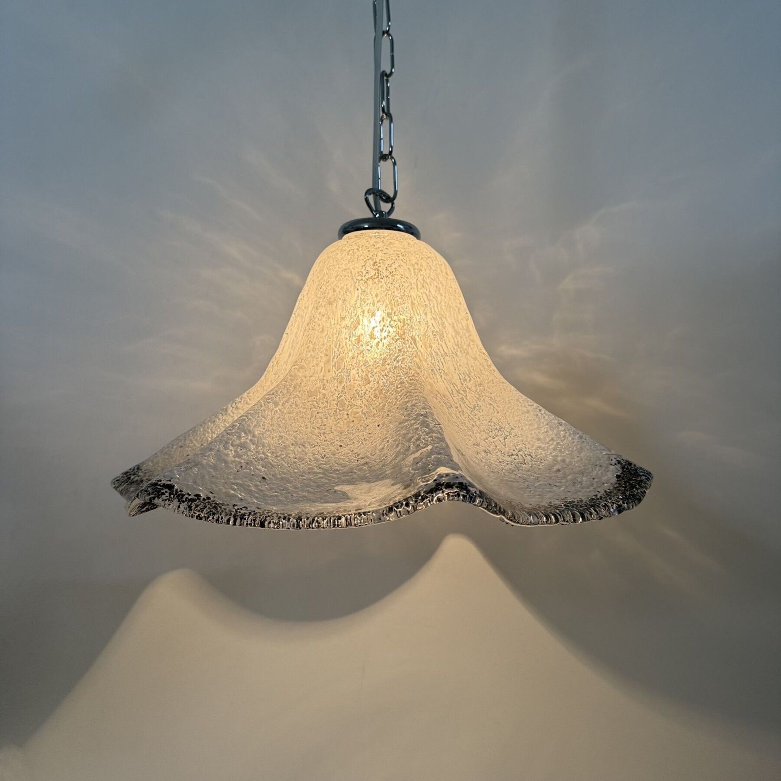 Mid Century Murano Glazen Hanglamp Van Mazzega, Jaren 1970 photo 401.0