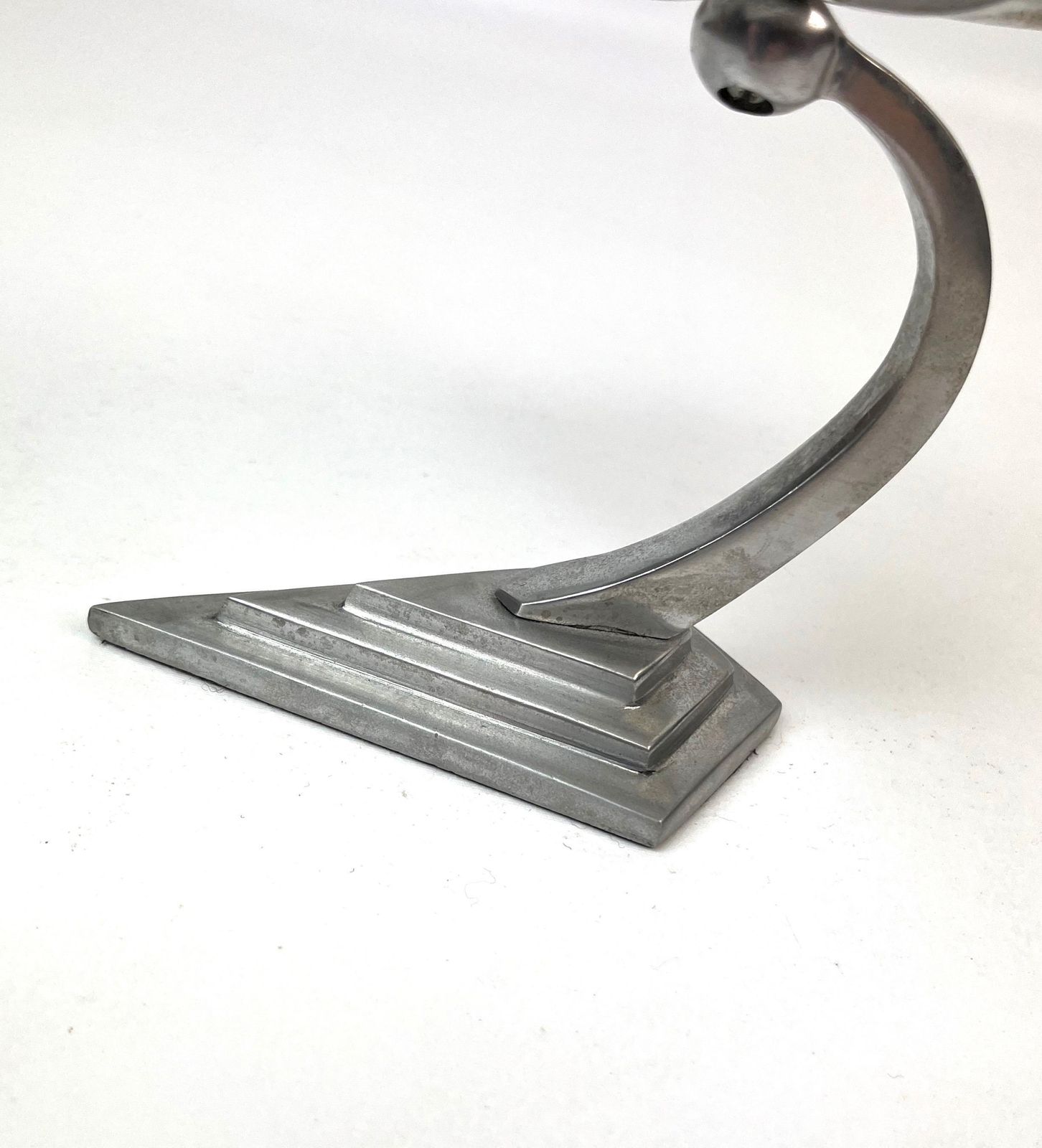 Rare Art Deco Bauhaus Office Metal Cast Airplane Desk Sculpture Germany 1940 photo 519.0