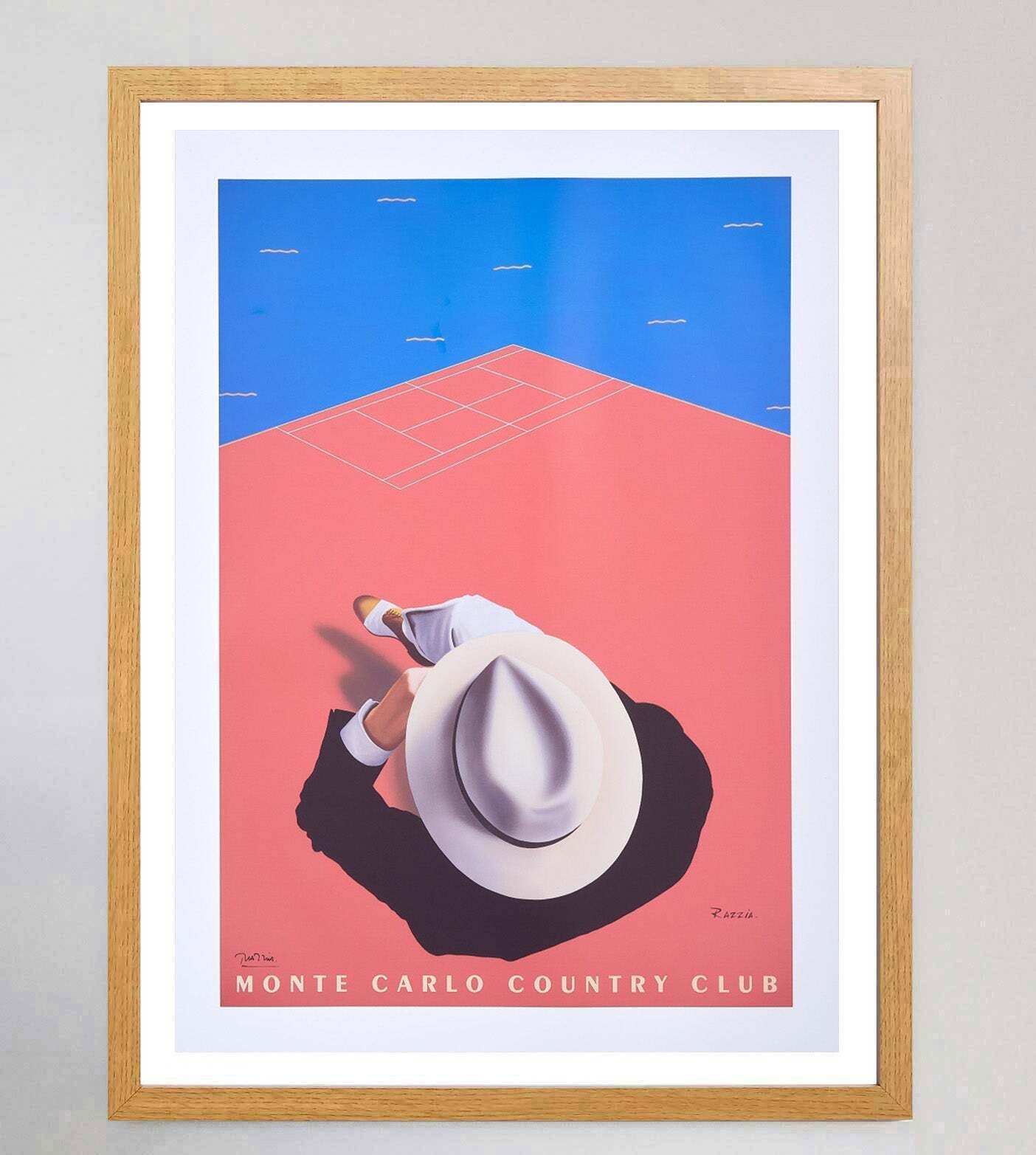 Monte Carlo Country Club   Razzia  Original Vintage Poster photo Art