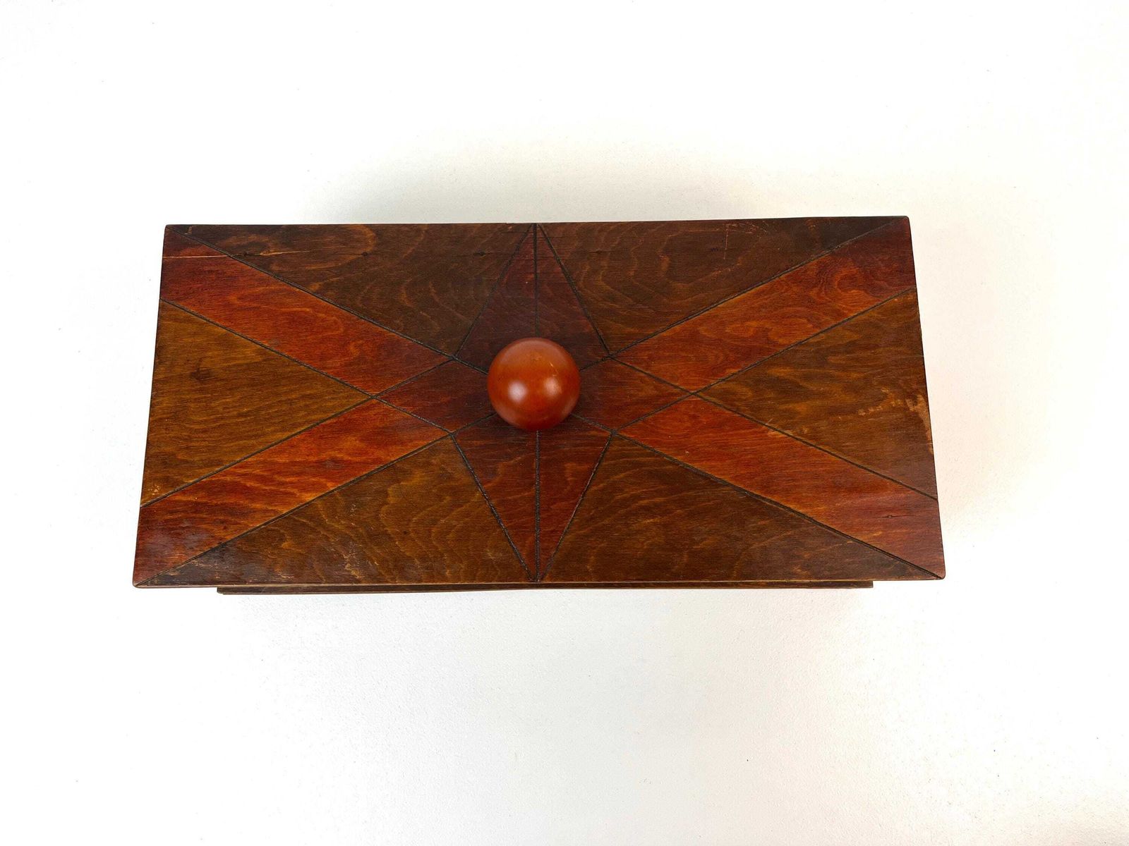 photo furniture Rare Large Antique Art Deco Wooden Jewelry Box Germany 1920