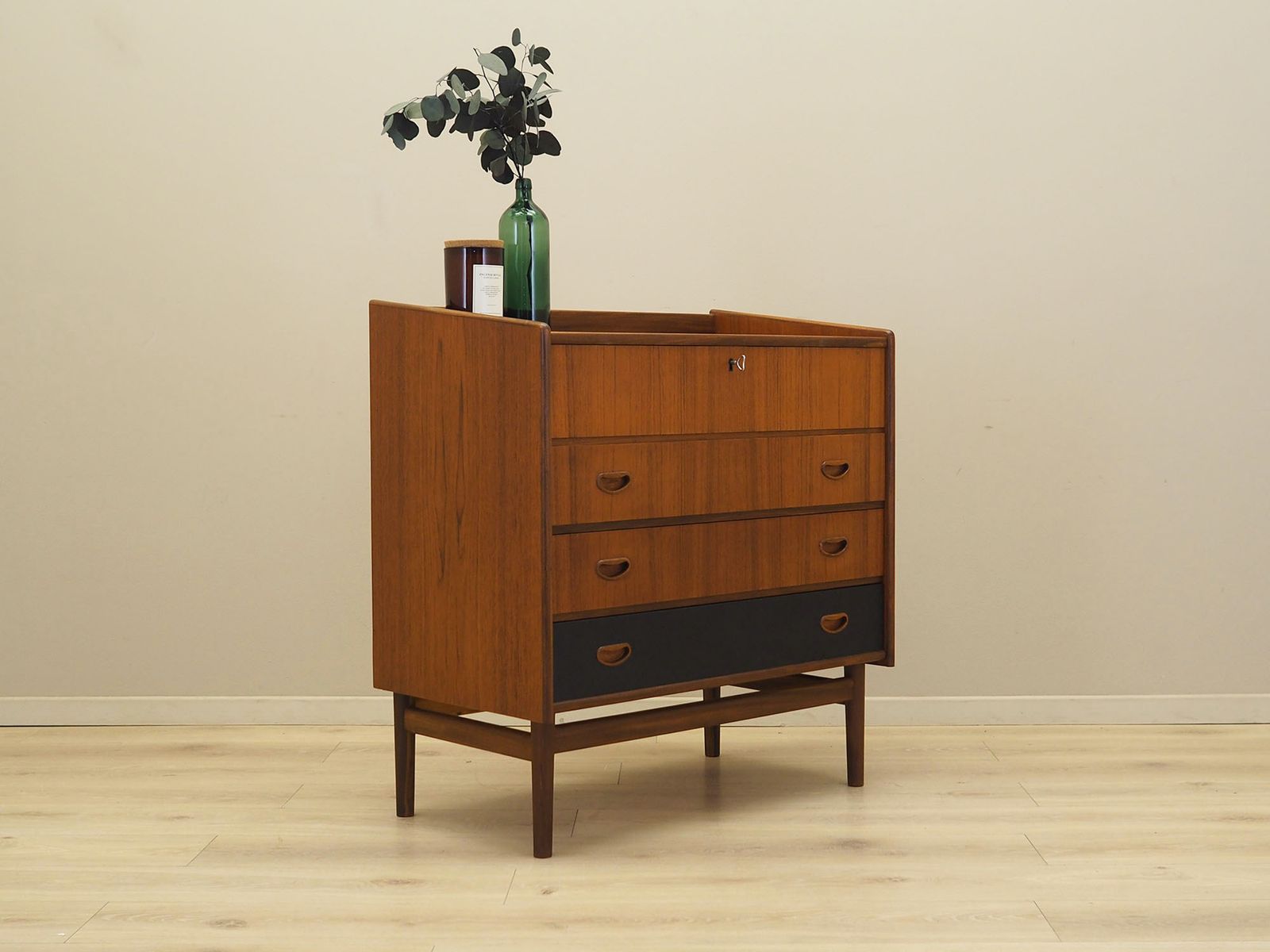 Teakhouten Kaptafel, Deens Design, Jaren 1970, Vervaardigd In Denemarken photo vinterior