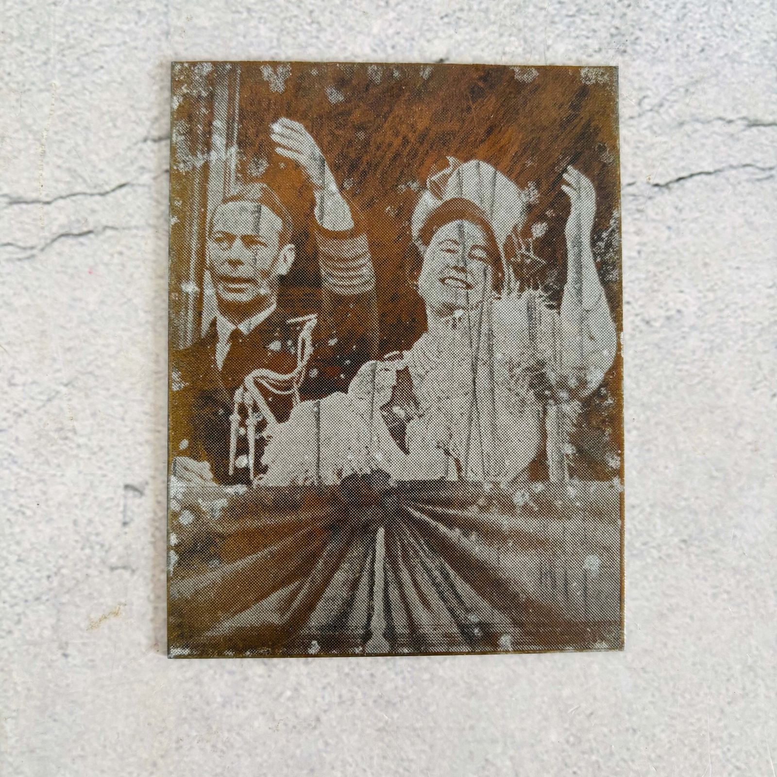 Vintage Royal Printing Plates