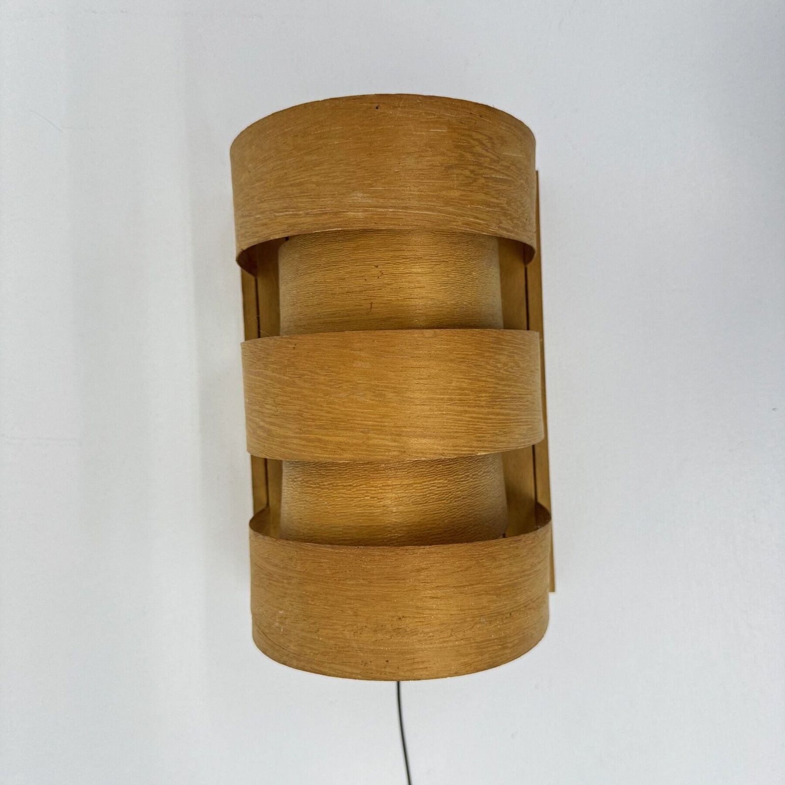 Scandinavian Modern Pine Wall Light By Hans Agne Jakobsson For Markaryd, Sweden, 1960s photo 454.0