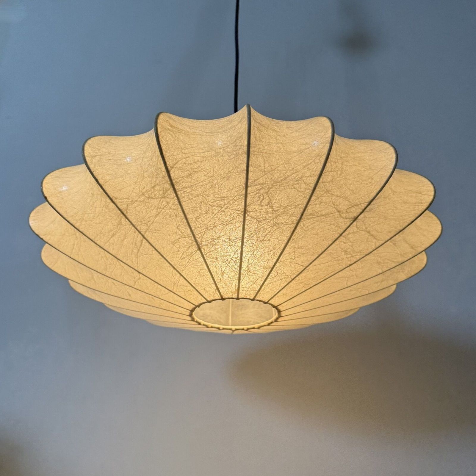 Mid Centurys Design Cocoon Hanging Lamp , 1970s photo for sale