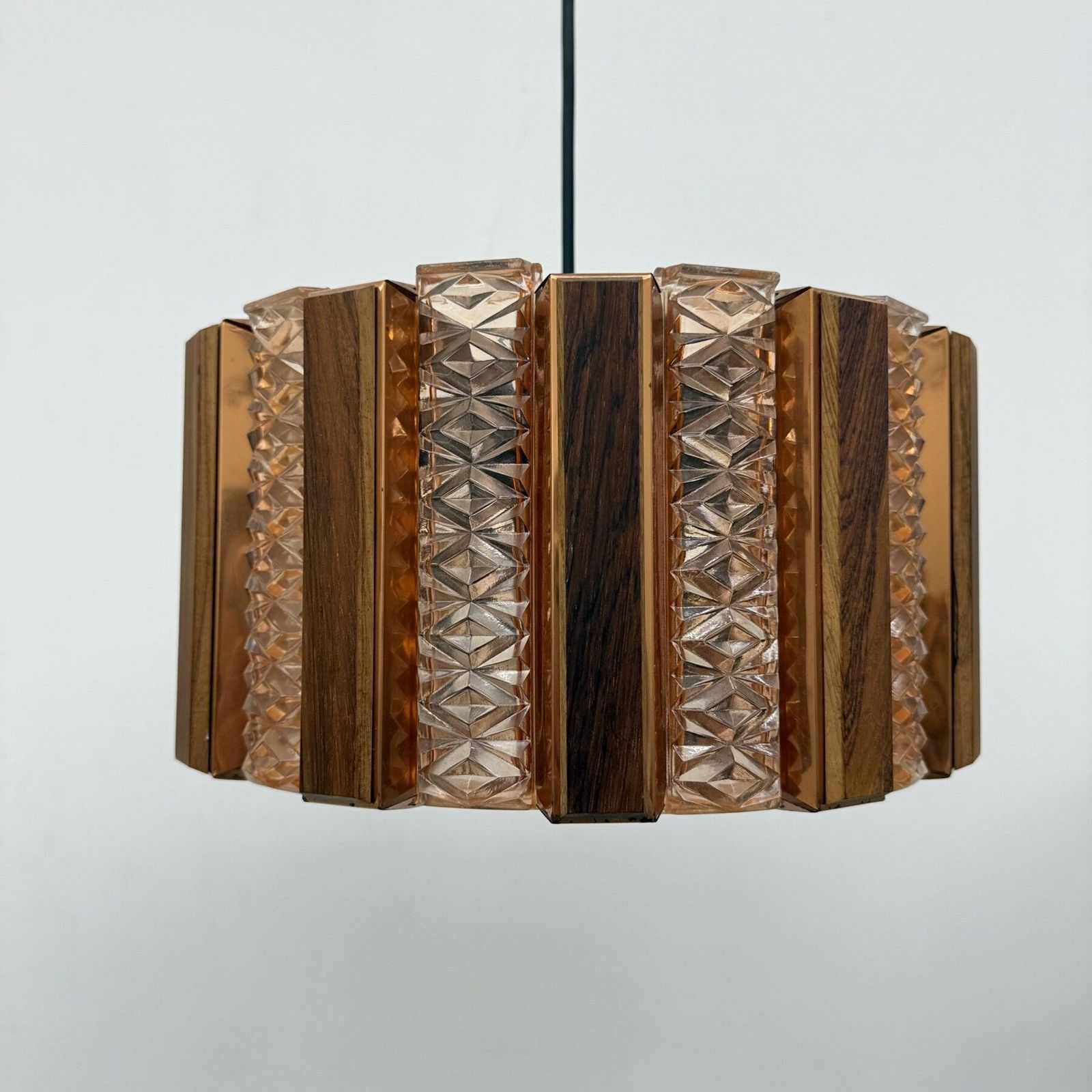 photo vintage Danish Pendant Lamp By Werner Schou For Coronell Elektro, 1960s