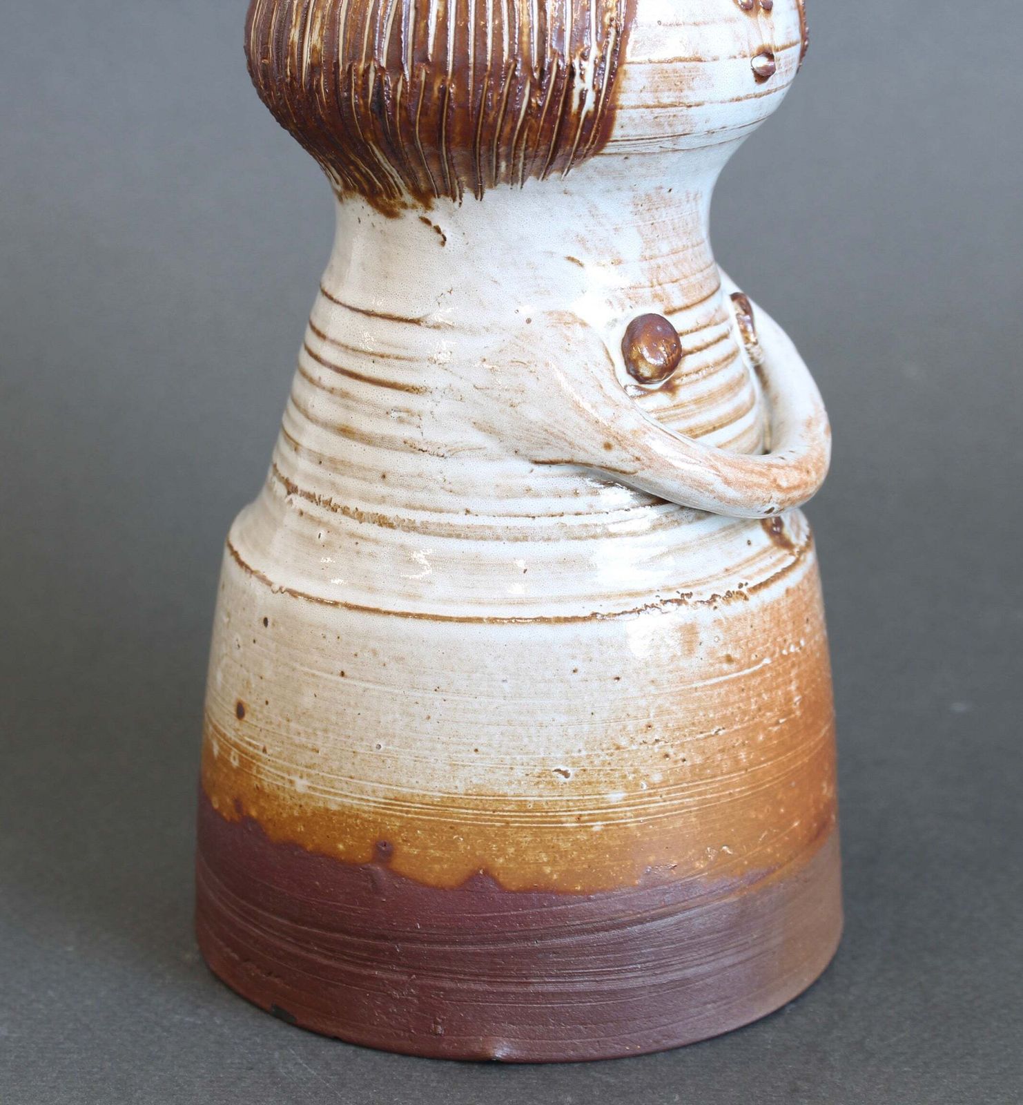photo furniture Glazed Ceramic Woman Figure Vase By Jacques Pouchain   Atelier Dieulefit (Circa 1960s 70s)