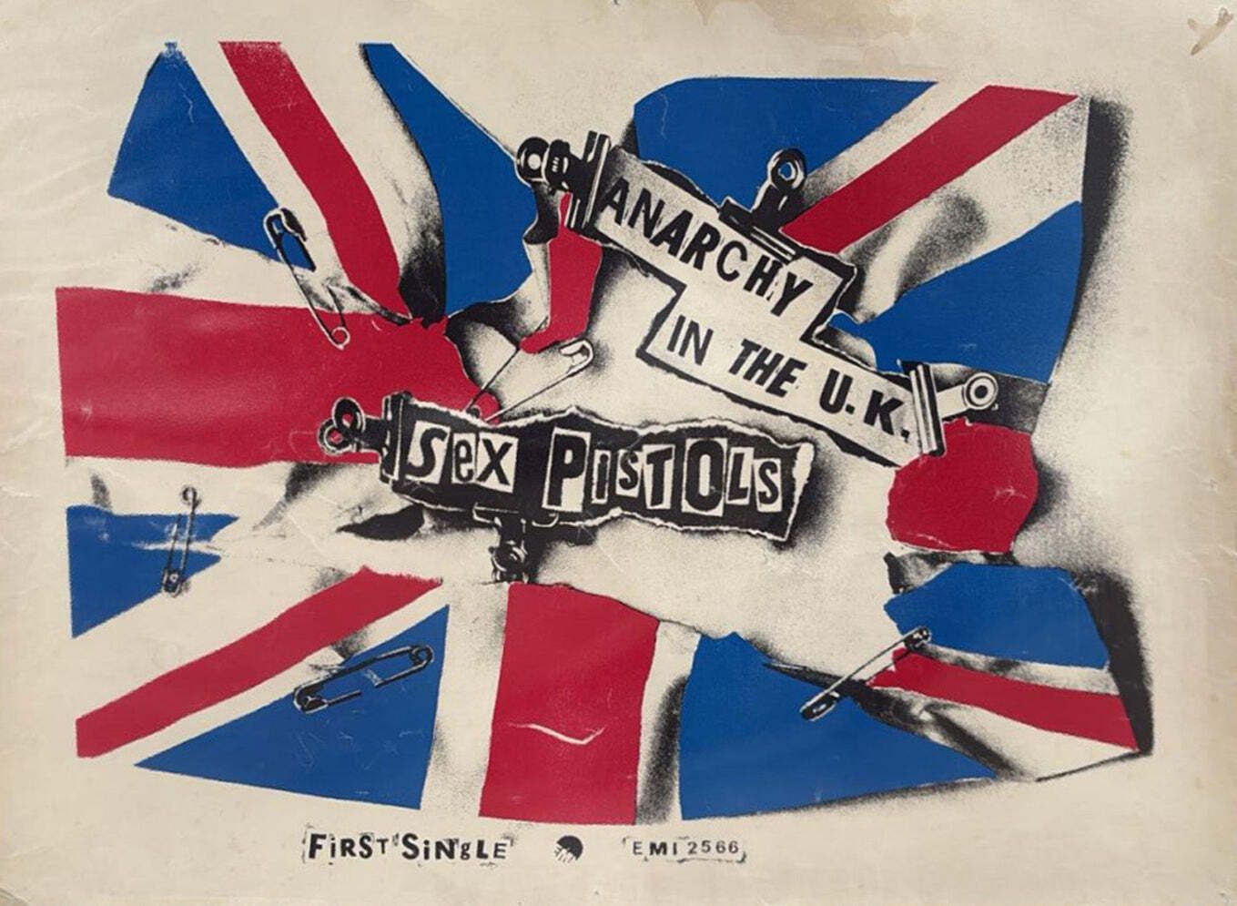 Sex Pistols   Anarchy In The U.K. Original Vintage Poster