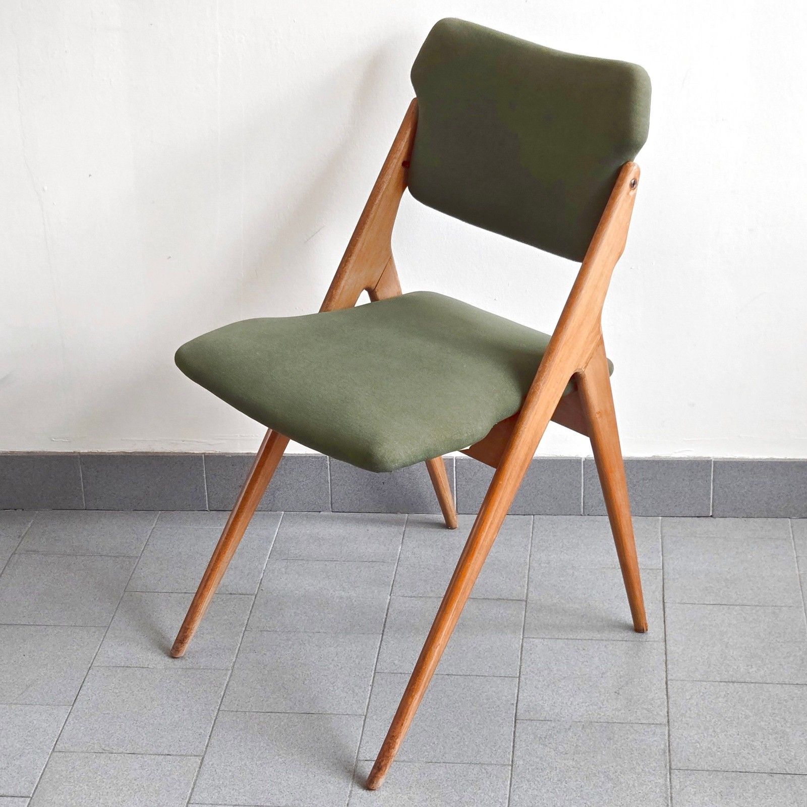 Vintage 1950 Feet Compass Chair Gerard Guermonprez Edition Godfrid 50s 1950s