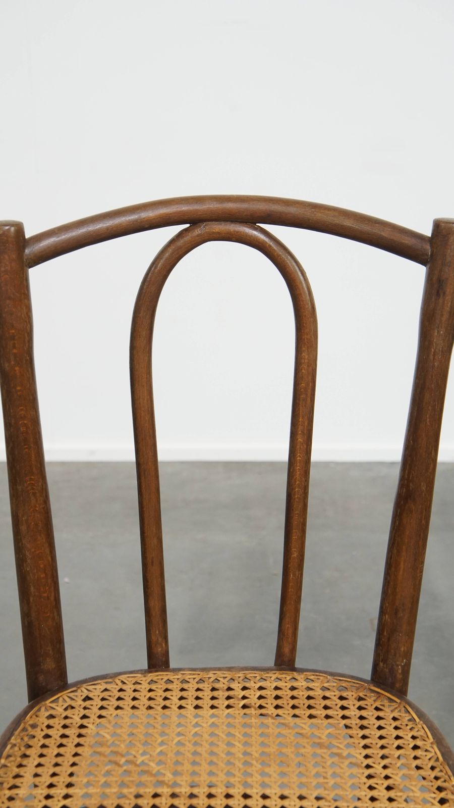 Lovely Timeless Bistro Chair In The Style Of Thonet With A Woven Wicker Seat photo buy
