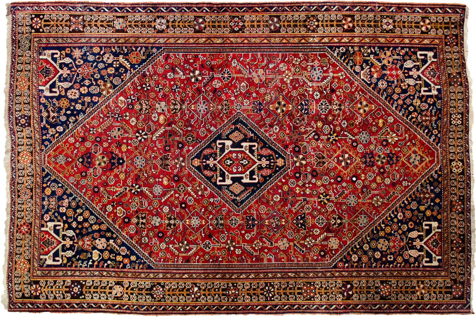 Antique Qashqai Rug 243x167cm photo for sale