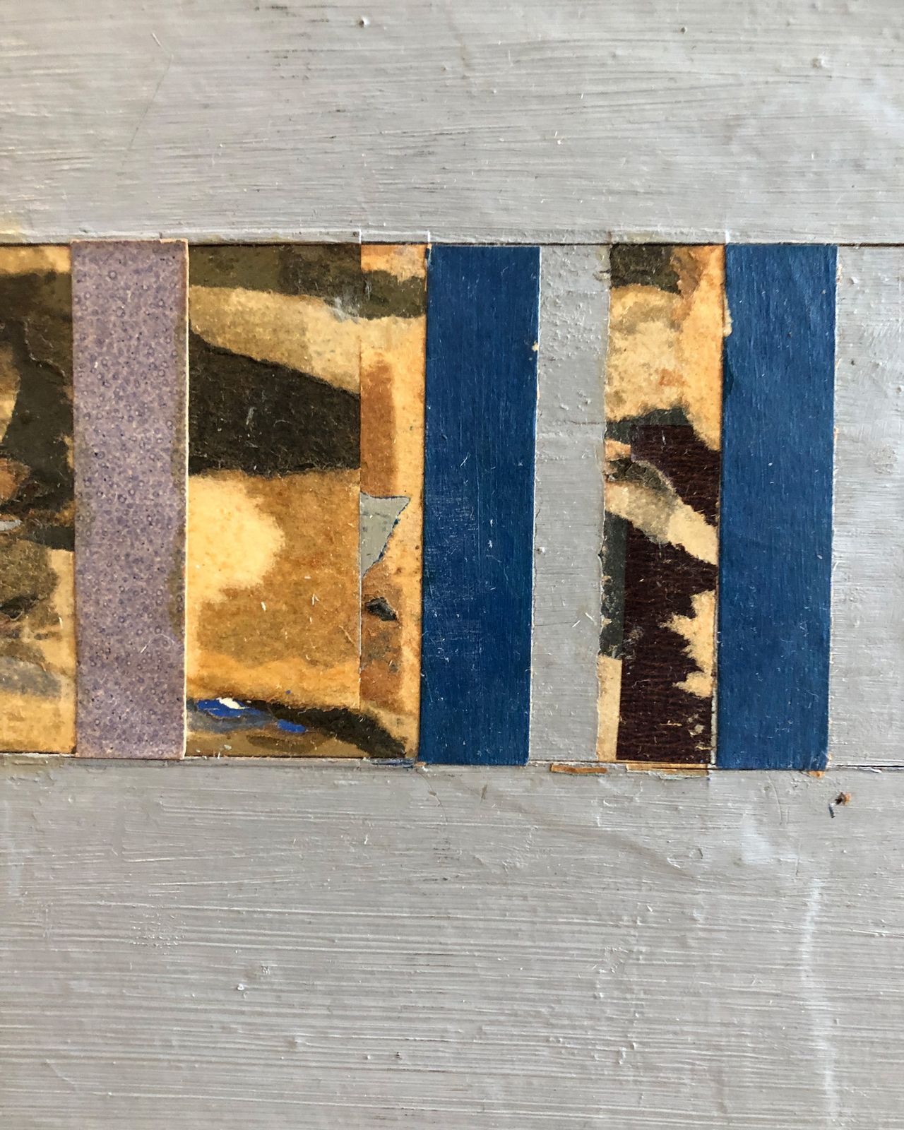 Large 1964 Oil/Collage On Board By Important English Abstractionist photo buy