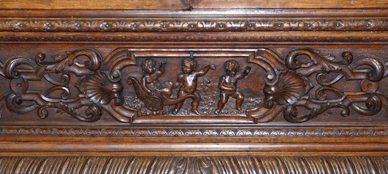 photo furniture Rare Moses Michelangelo Guggenheim & Pauly Cie Et Venice Antique Carved Armoire