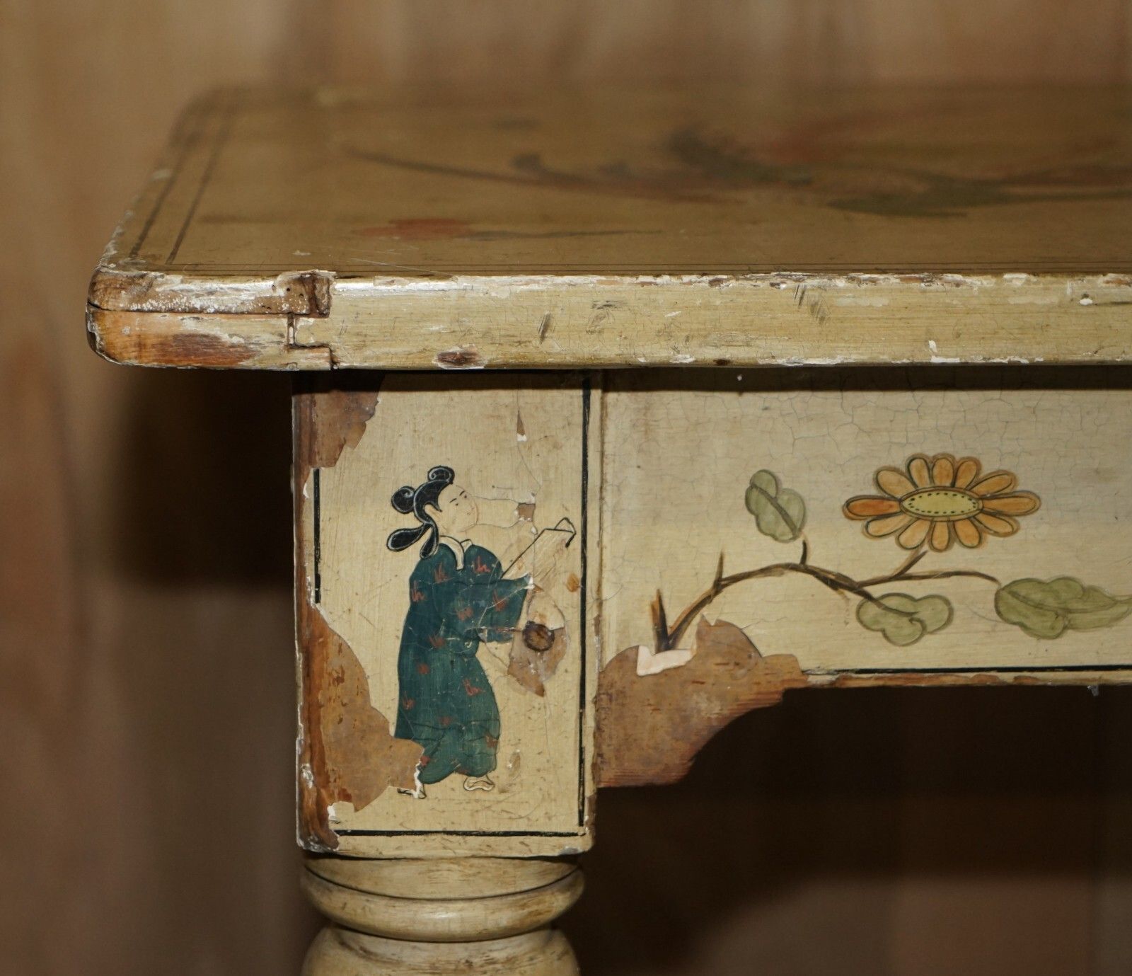 Important Antique Georgian Chinoiserie Circa 1800 Chinese Refectory Dining Table photo Furniture