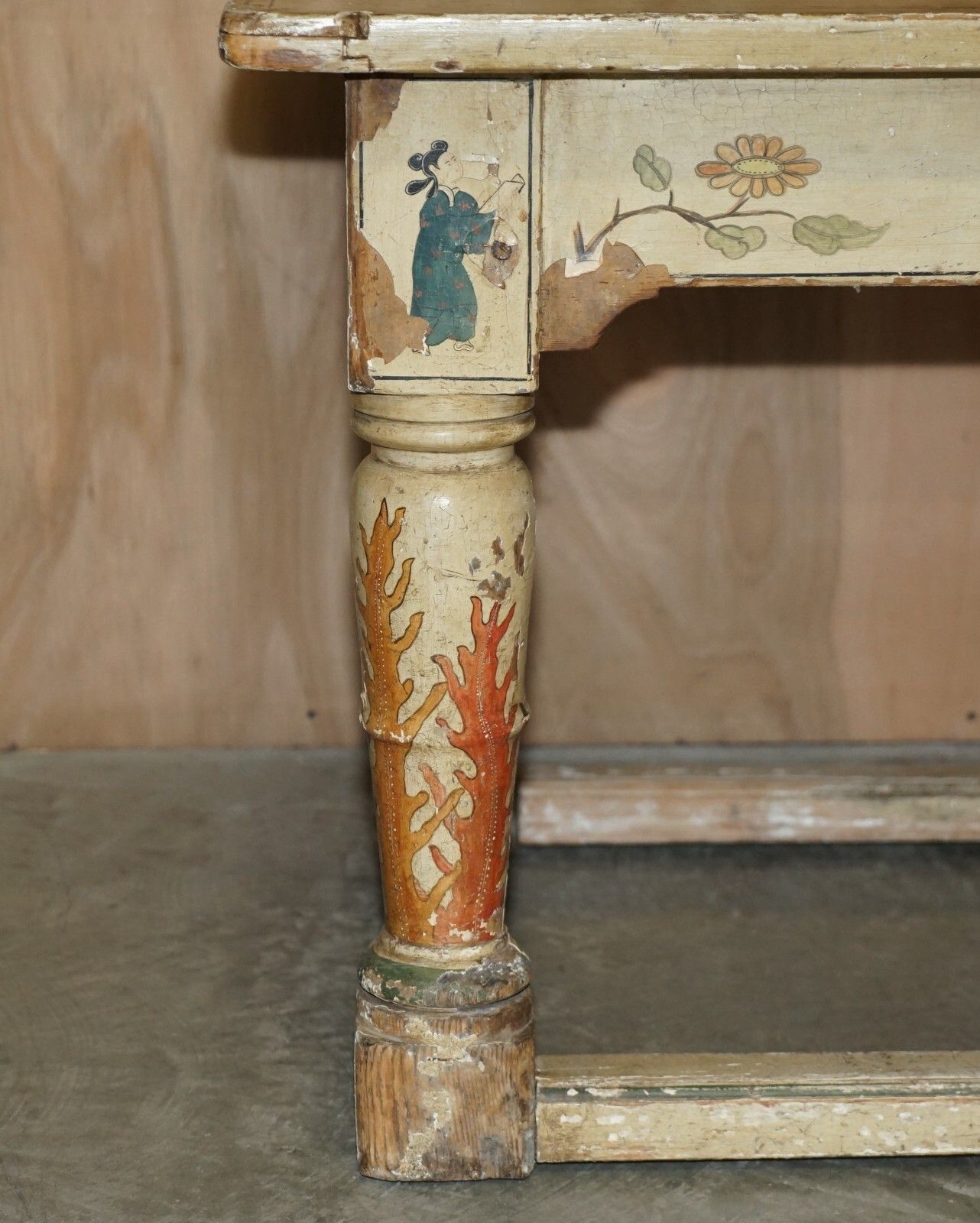 Important Antique Georgian Chinoiserie Circa 1800 Chinese Refectory Dining Table photo 25000.0