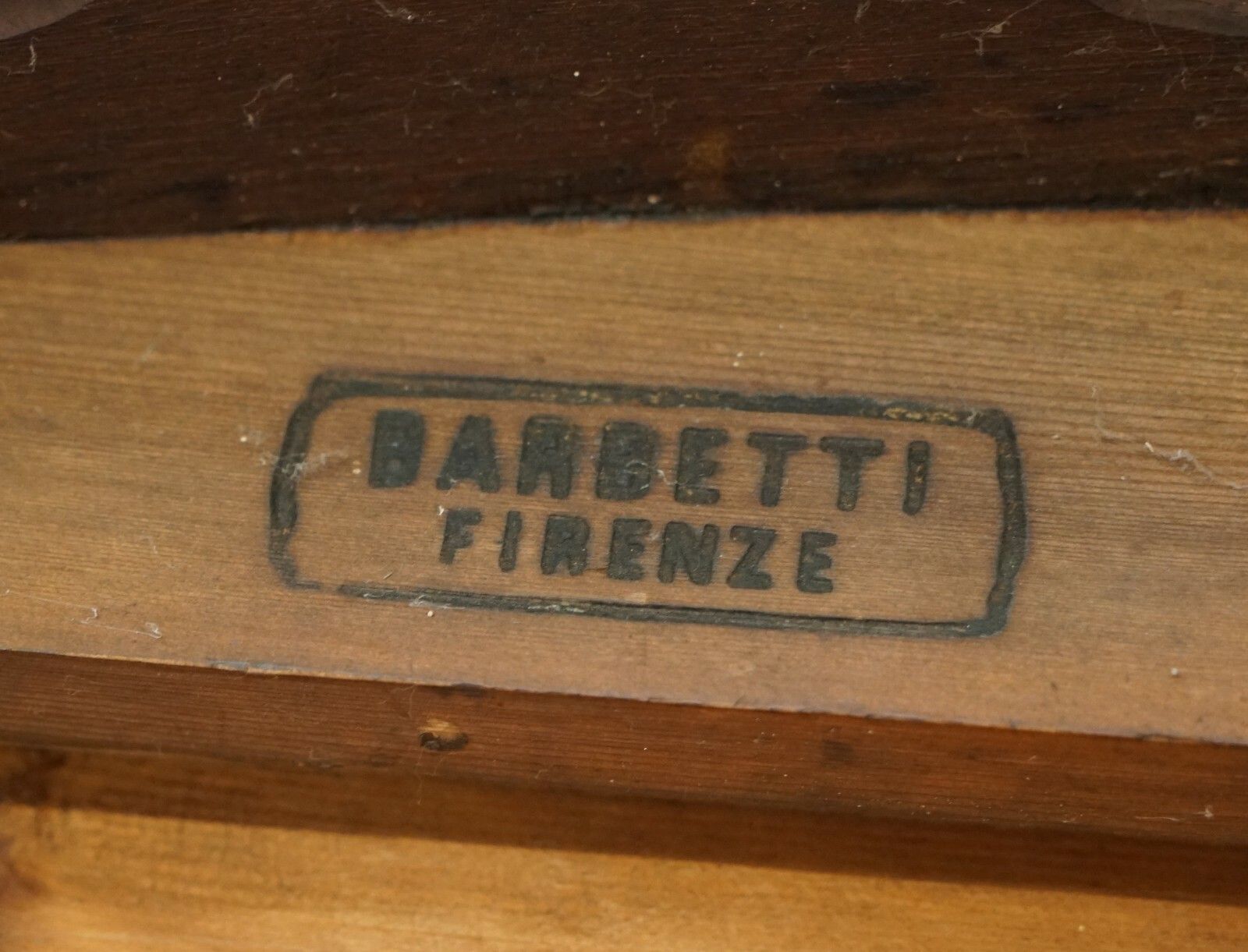 25000.0 Important Italian Angiolo Barbetti Firenze Antique Cherub Desk Library Table photo