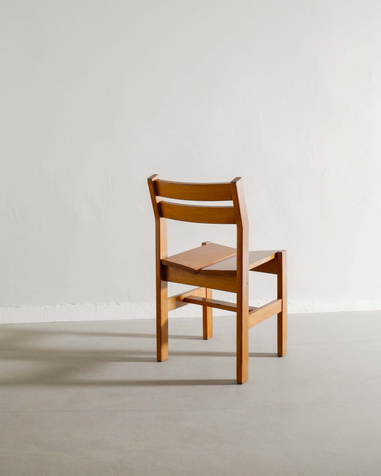 Rench Dining Chairs In Elm, 1960s  French Dining Chairs In Elm, 1960s photo vinterior