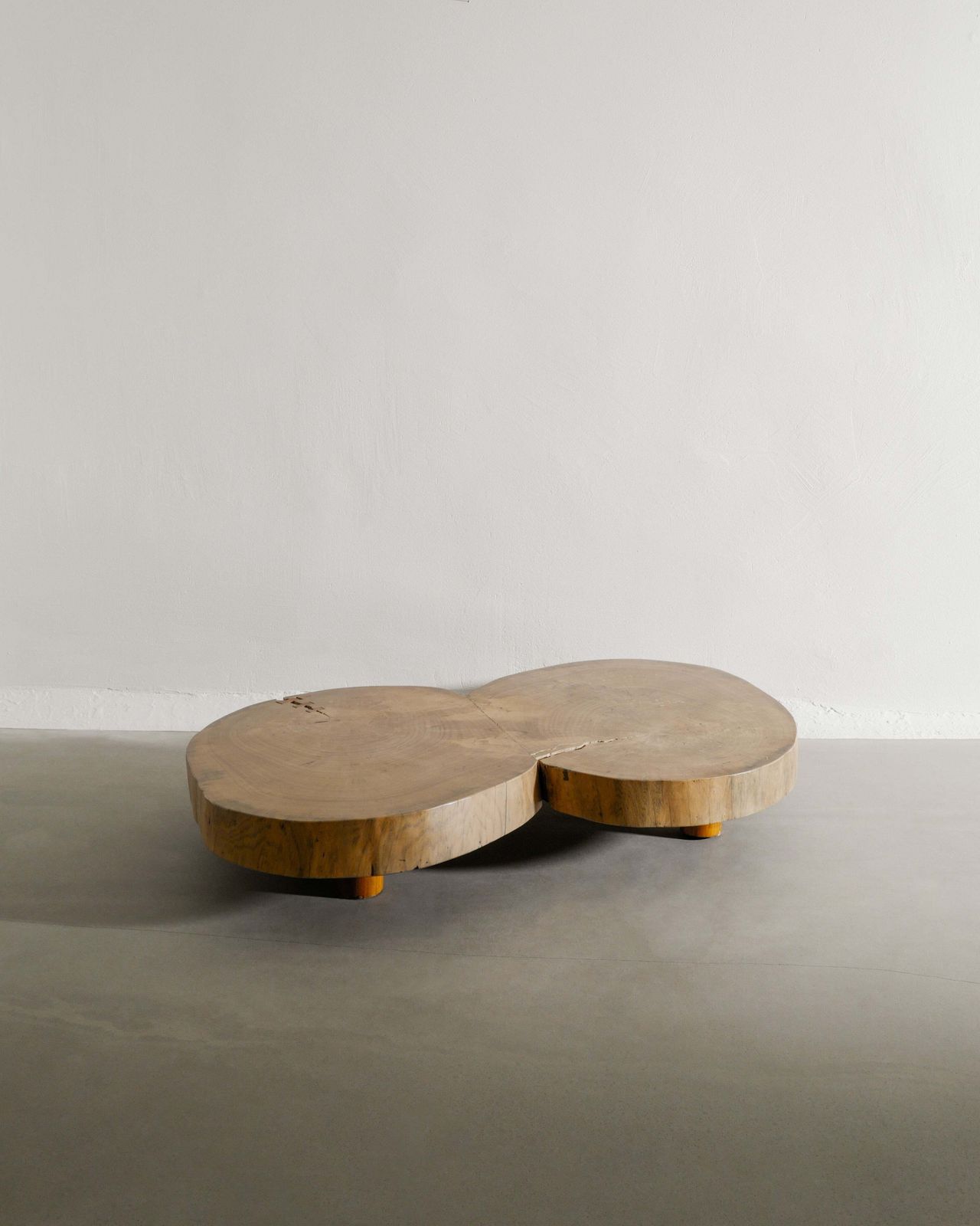 Vintage Mid Century Sculptural Brazilian Low Table In Solid Wood Attributed To Jose Zanine Caldas, 1960s photo furniture