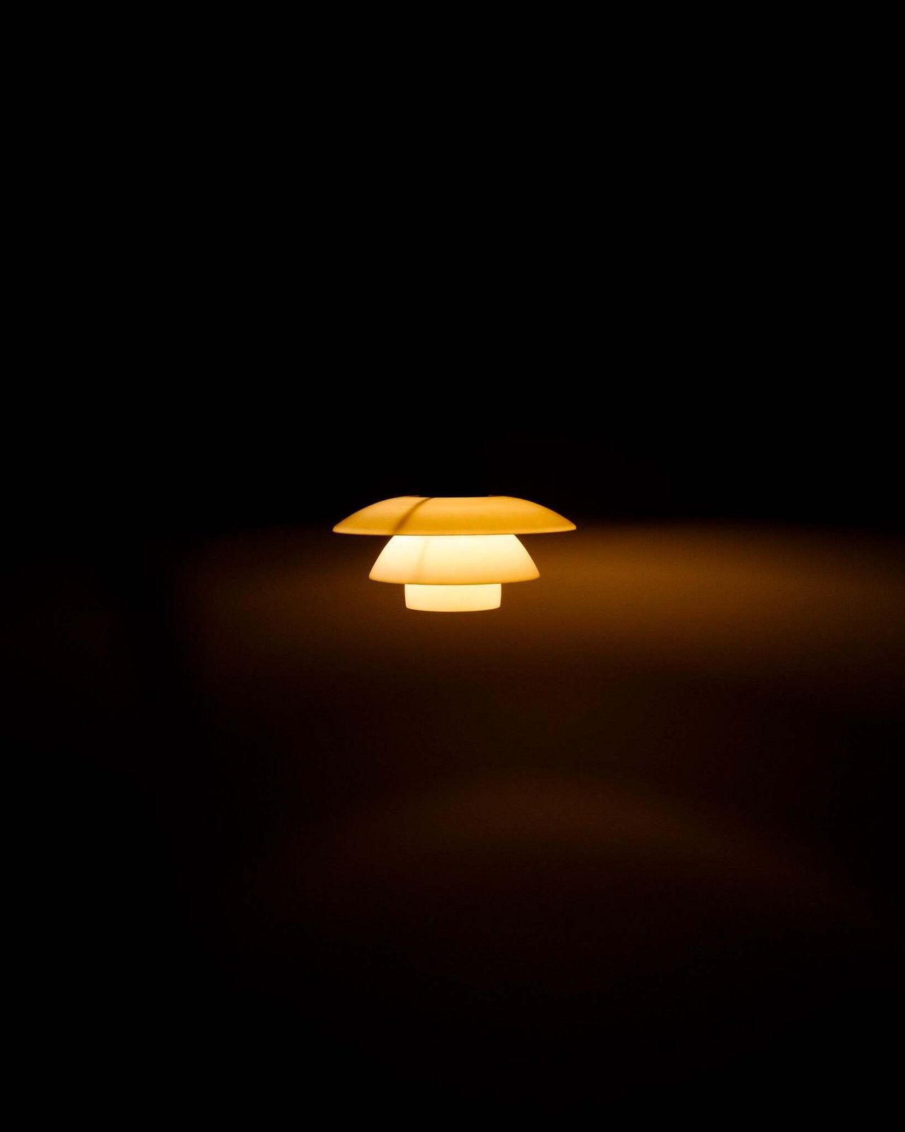 White Danish Ceiling Pendant By Poul Henningsen Pat. Appl. "Ph 3/3", 1926 photo 15000.0