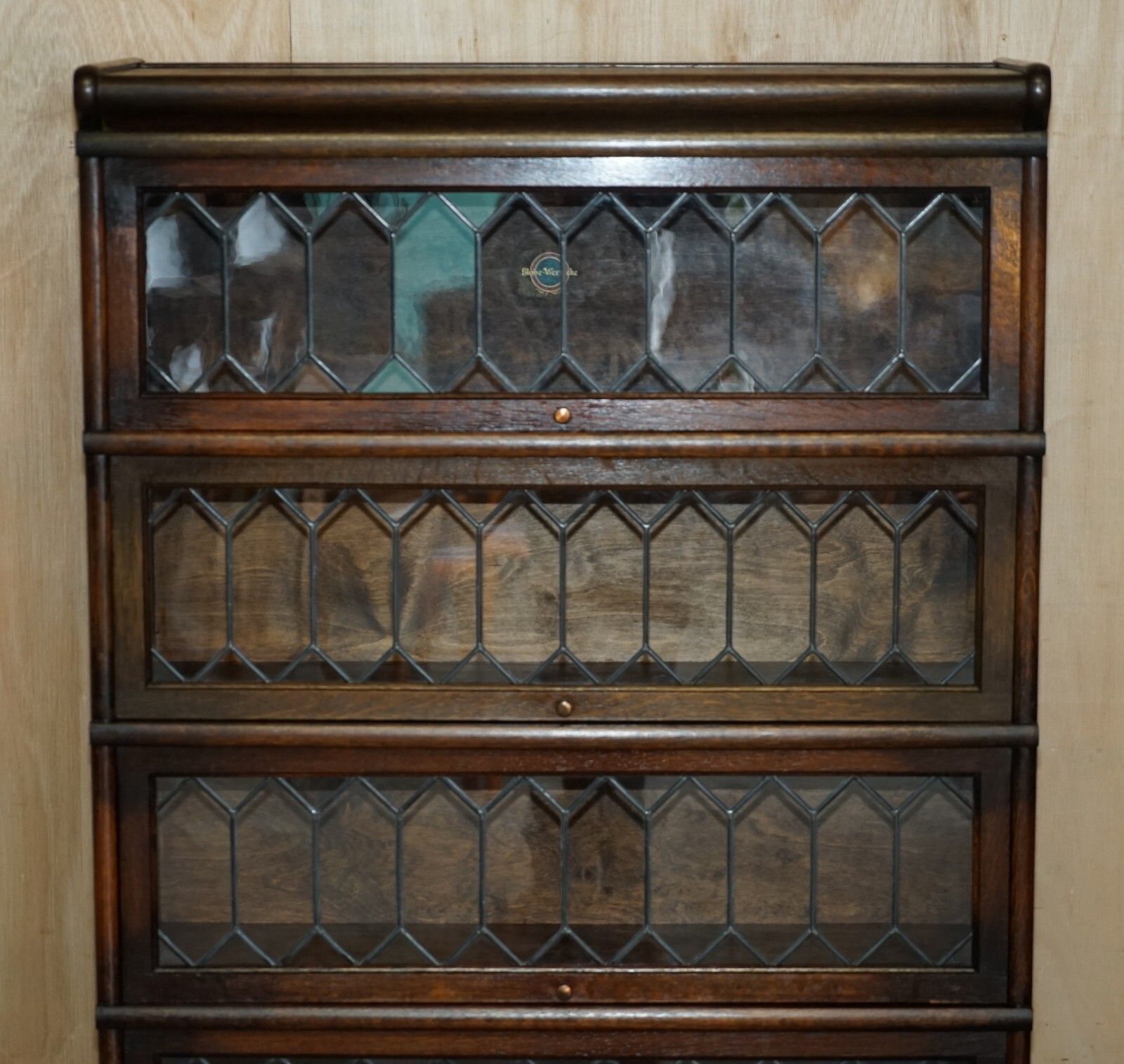 Suite Of Four Original Globe Wernicke Solicitors Stacking Bookcases Drawer Bases photo 9000.0