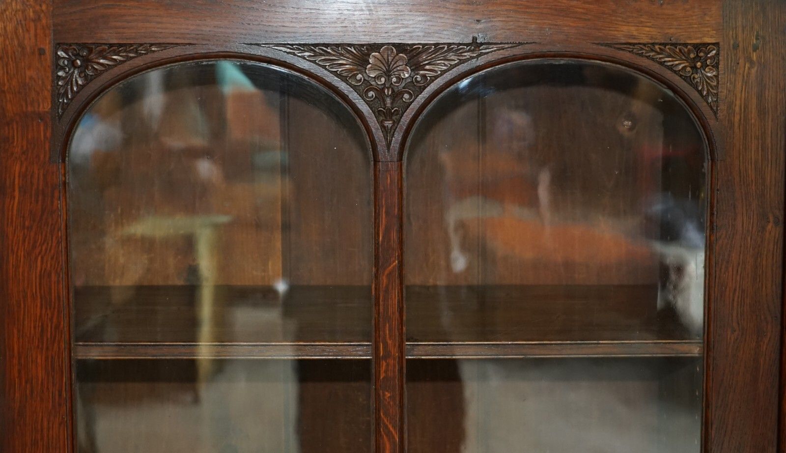 Important Carved Bookcase Cabinet From The Bate Collection In Oxford University photo 7950.0