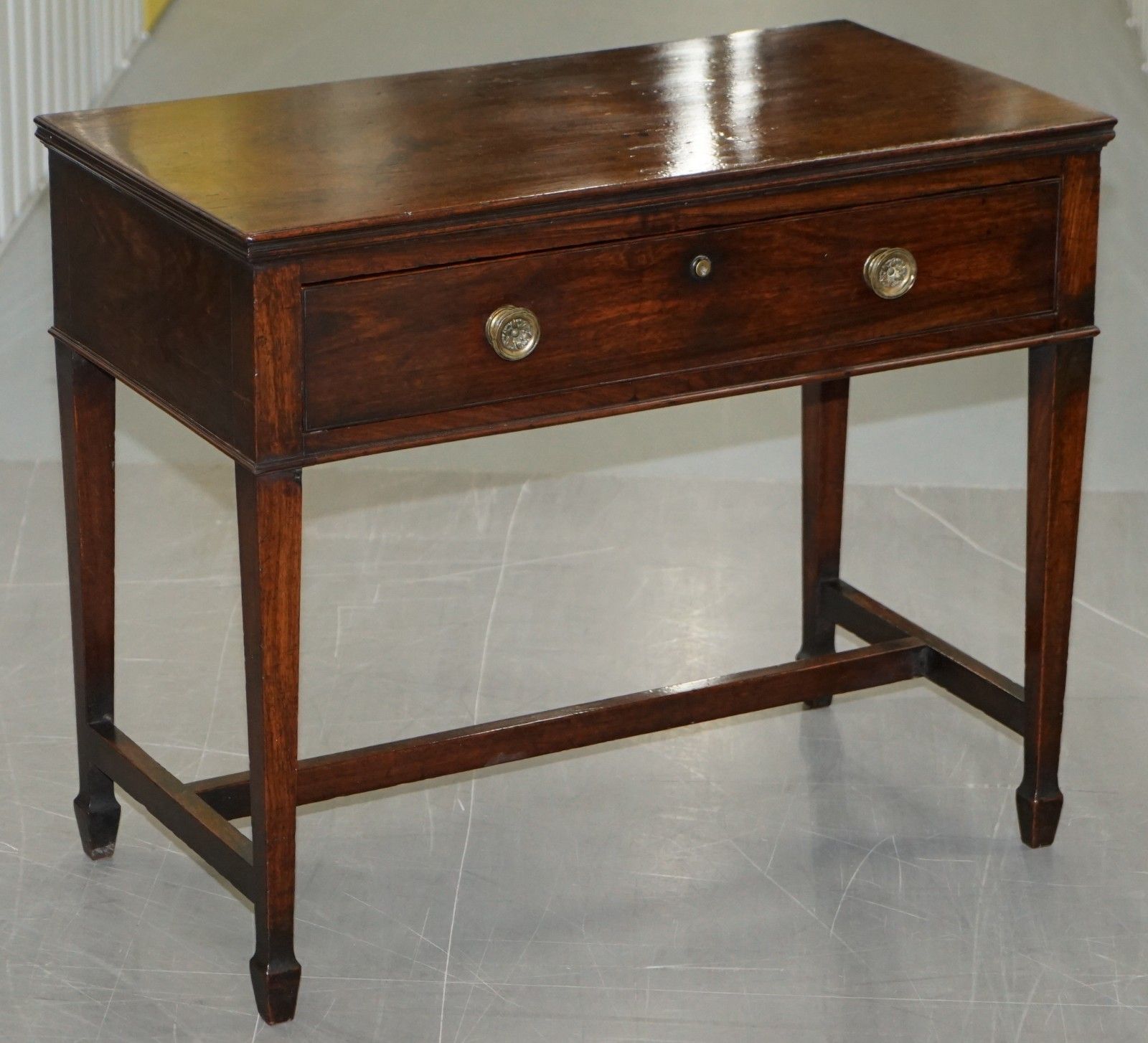 1790 Gillows Cuban Mahogany Library Secretaire Desk Writing Table I Bramah Lock photo furniture