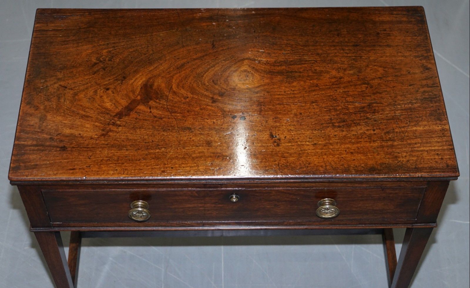 1790 Gillows Cuban Mahogany Library Secretaire Desk Writing Table I Bramah Lock photo Furniture