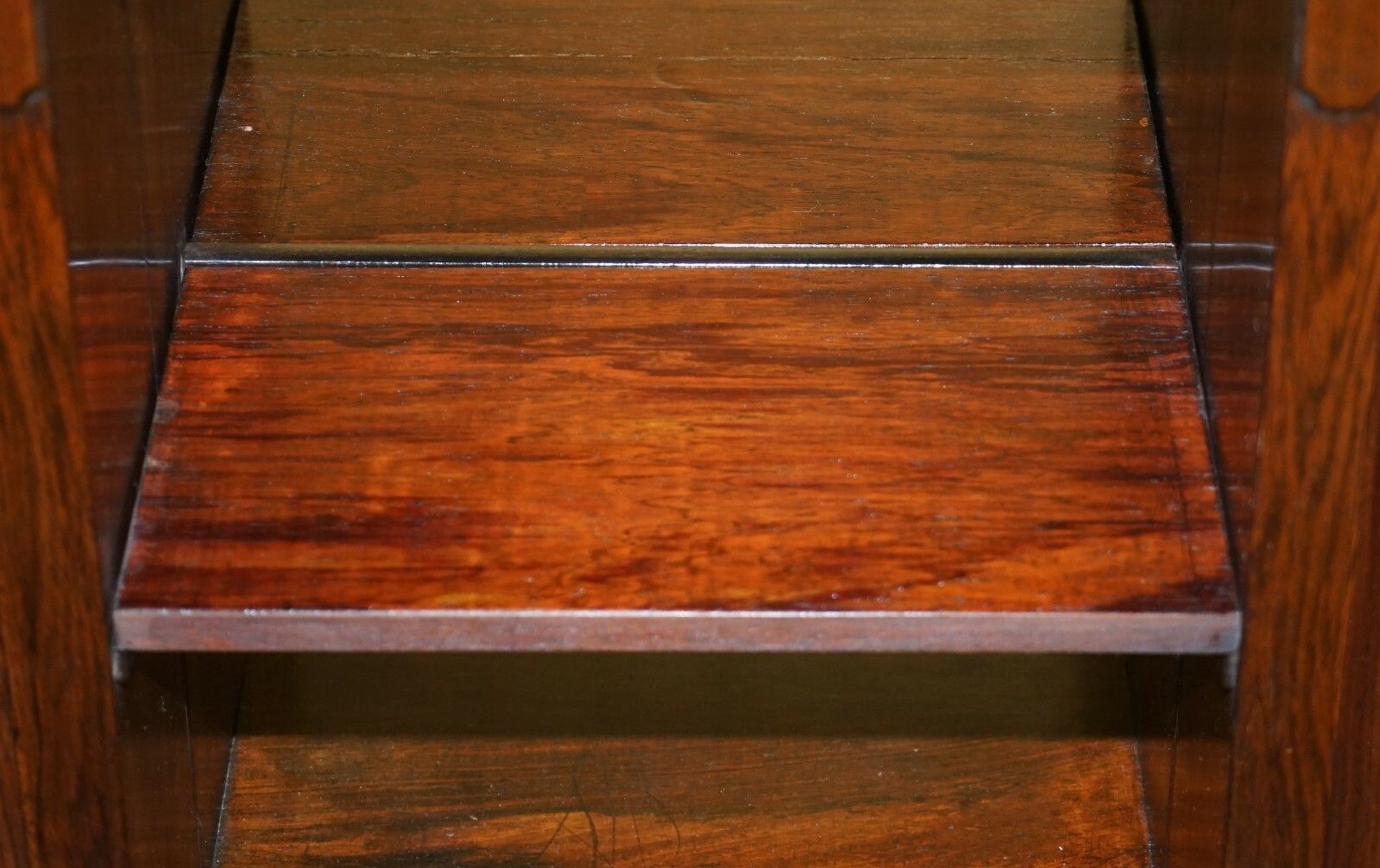 Furniture Rare William IV Circa 1830 Rosewood Library Folio Cabinet With Drawers Bookcase photo