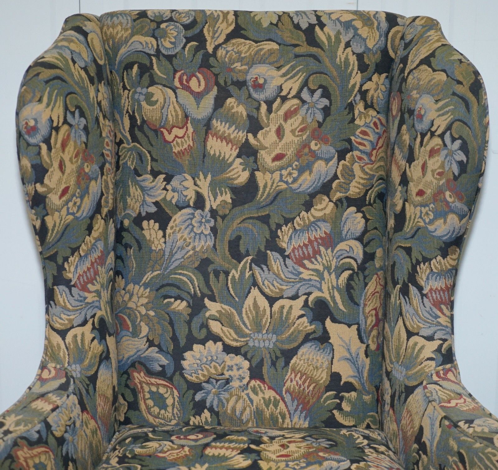 Rrp £9000 Wood & Hogan New York Blenheim Wingback Walnut Armchair William Morris photo buy