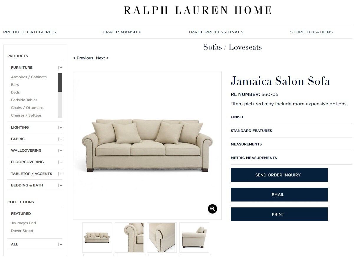 Pair Of Rrp £23,000 Ralph Lauren Jamaica Salon Sofas Feather Filled Cushions photo furniture