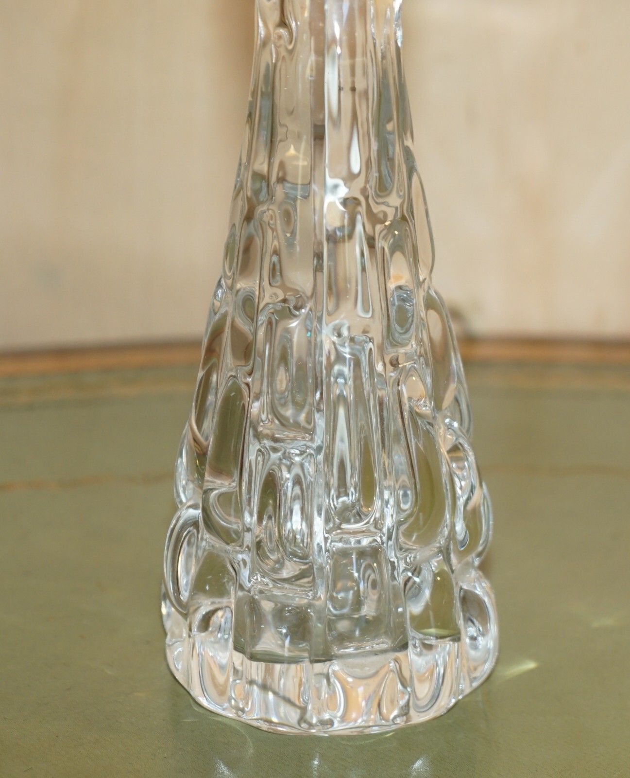 Pair Of Super Rare Collectable Fully Signed Carl Fagerlund Orrefors Table Lamps photo buy
