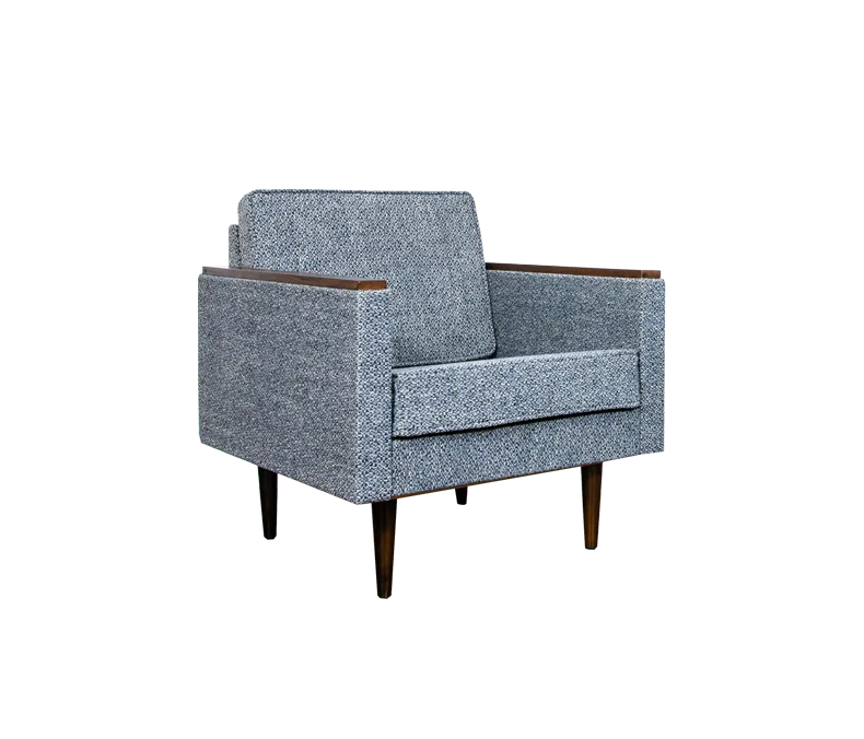 Blue "Nowe B" Armchair By Nowińskie Fabryki Mebli, Poland 1970s.