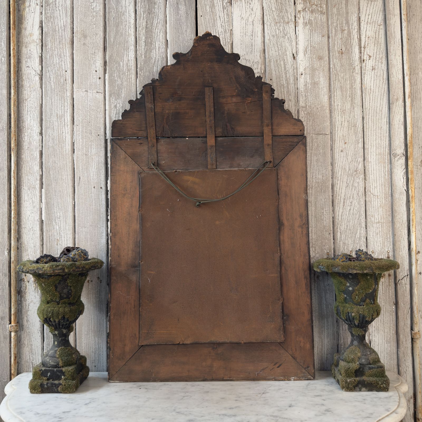 Antique French Brass Mirror – 19th Century photo buy